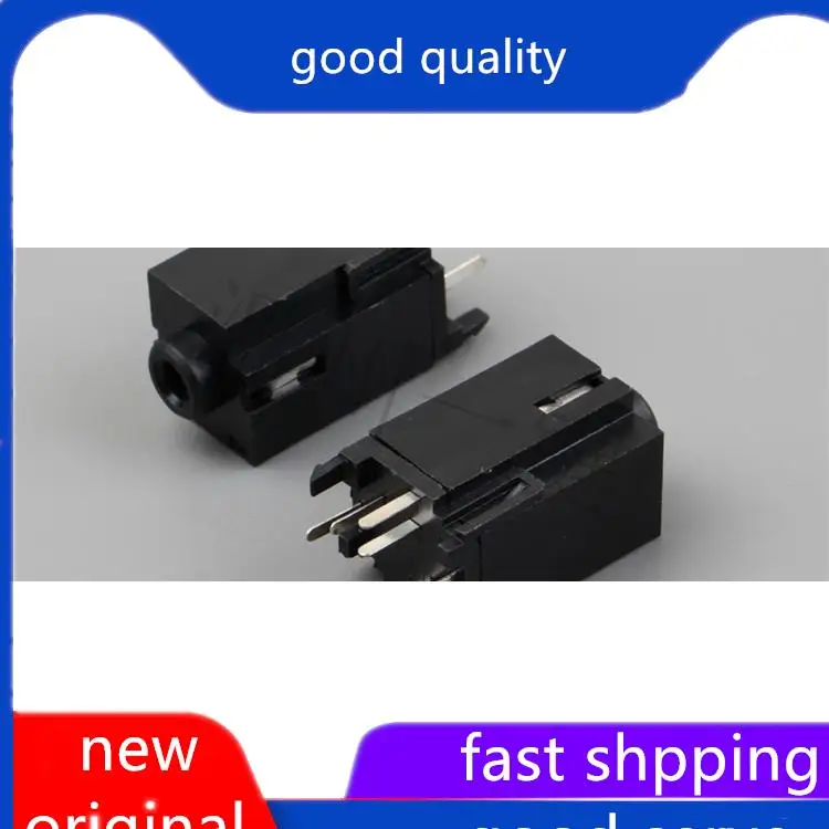 10pcs original new PJ-345 intercom base audio jack switch 7-pin headphone power socket 3.5mm