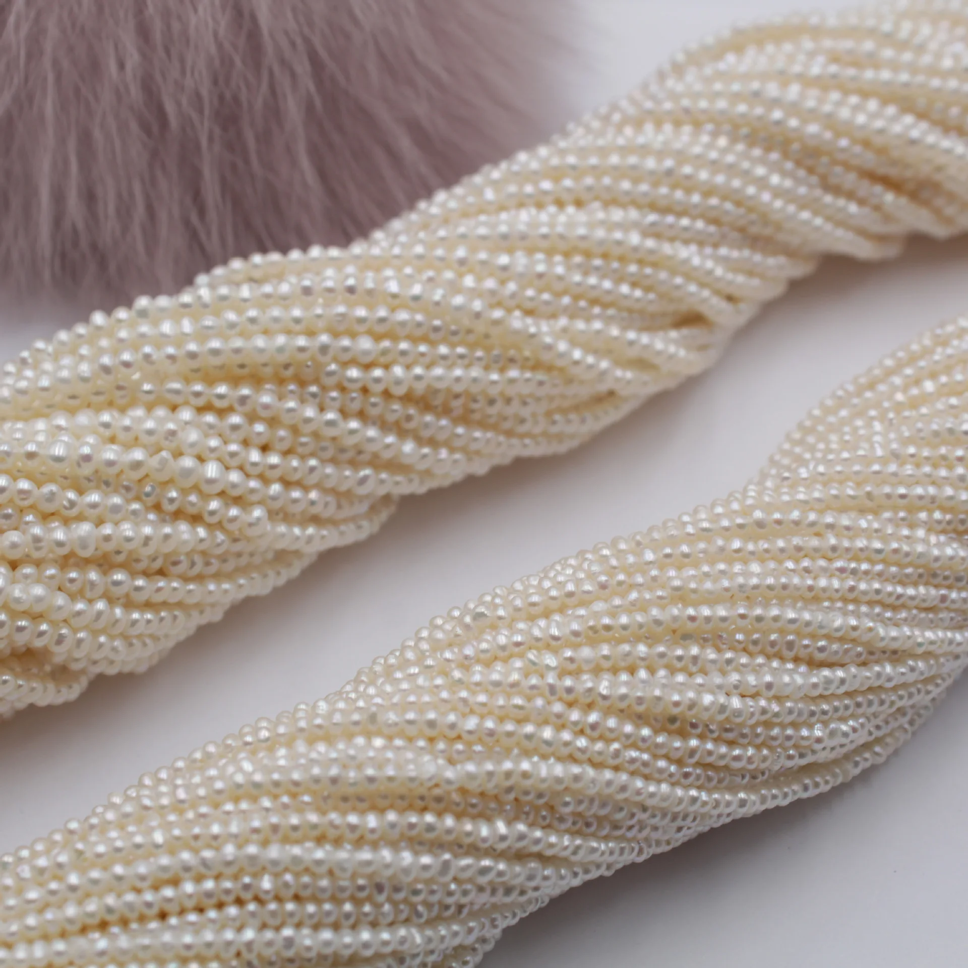 

New Arrival Mini 3-4mm High-Luster Small Pearls Handmade DIY Jewelry Semi-Finished Materials Natural Freshwater Loose Pearls