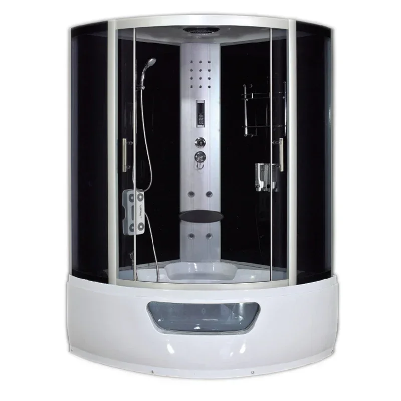 Integral Shower Room with Bathtub Sauna Tempered Glass Integrated Bidet Bathroom Combined Shower Enclosure Unit