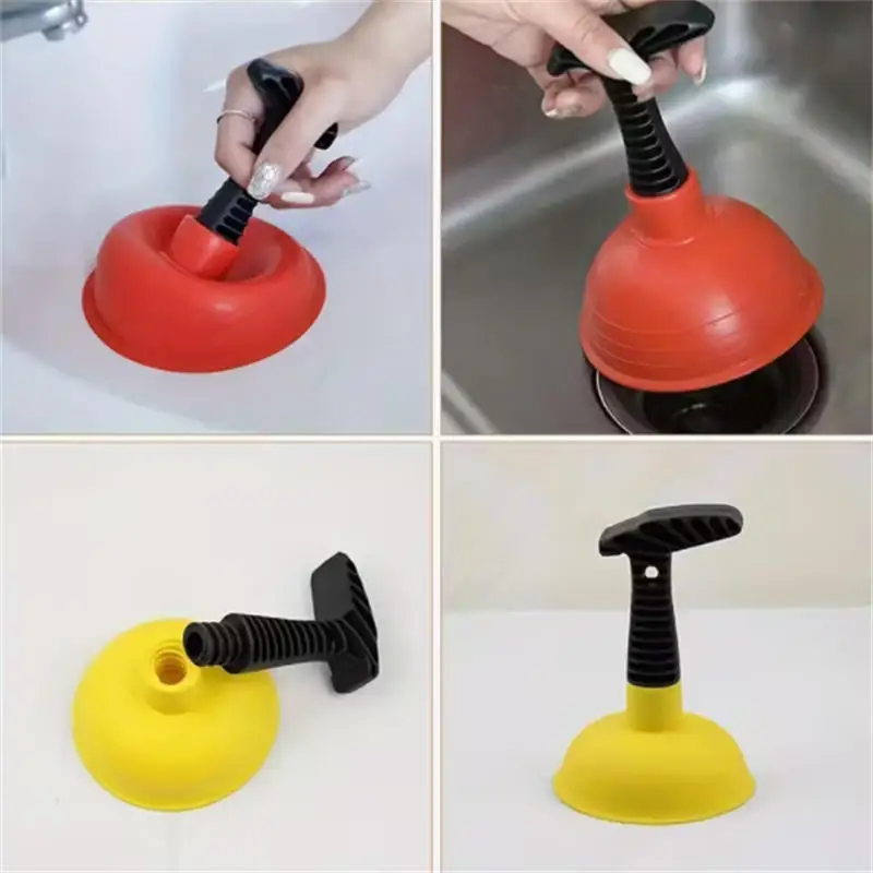 

Kitchen Sink Dredge Toilet Squeeze Drainage Cleaner Suction Bathroom Sewer Anti-clogging Tool Slip Proof Handle