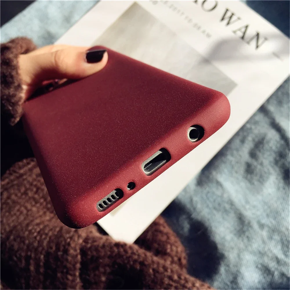Matte Sandstone Silicone Phone Case For Oneplus 7 8 Pro 5T 5 One Plus 6T 6 Oneplus7 Soft Frosted TPU Skin Cover Coque Protection
