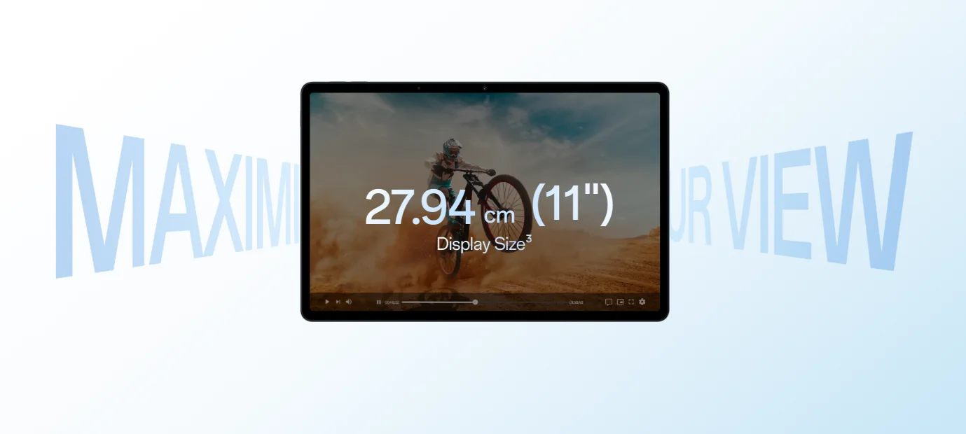 Global Version OnePlus Pad Lite Tablet 11-inch 90Hz Eye Care Display 9340 mAh Super-Large Battery MediaTek Helio G100