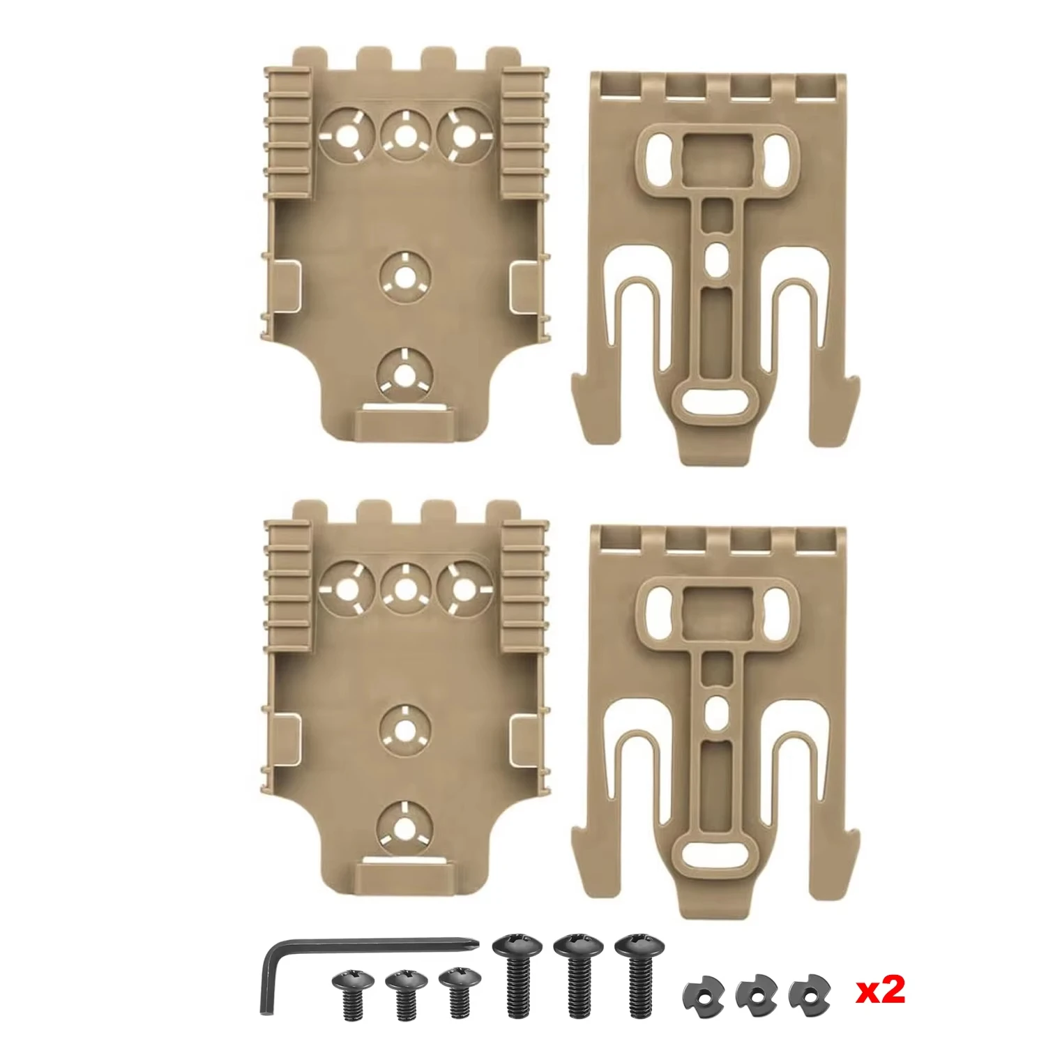 QLS Quick Locking System Kits for Glock 17 19 Beretta M92 Pistol Holster Case Adapter with QLS 19 22 Hunting Accessories