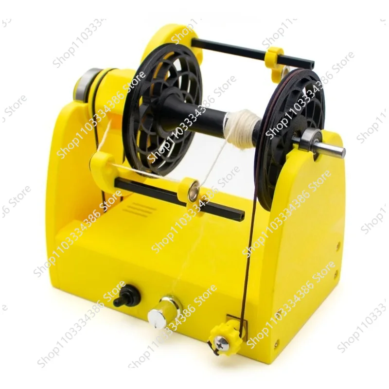 Portable Spinning Wheel | Type-C Interface, Compact & Flexible Freehand Spinning with Foot Pedal