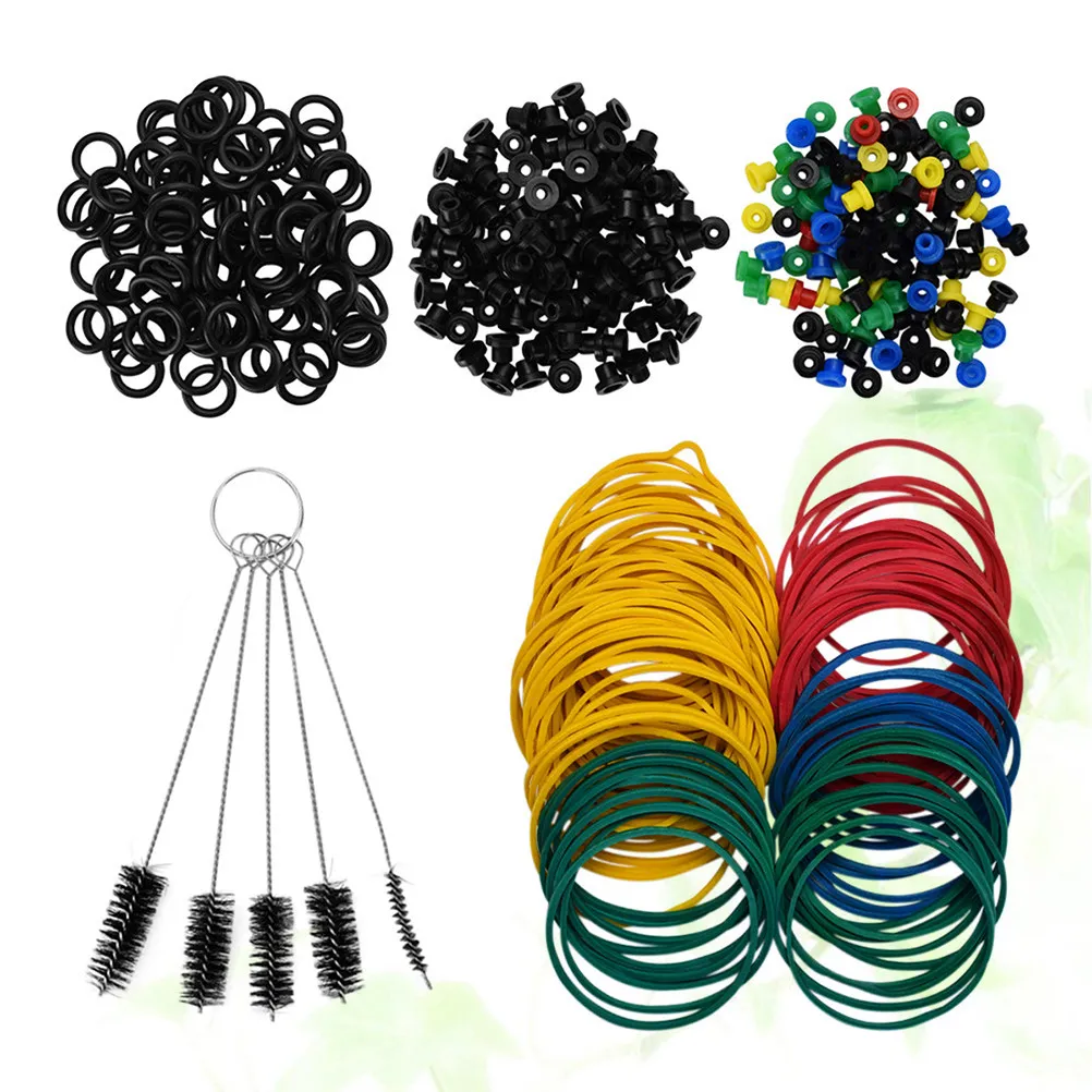 Tattoo Machine Accessory Kit Rubber Bands Pin Cushion Needle Cleaning Brush for Needle Loop Armature Precision Tattoo