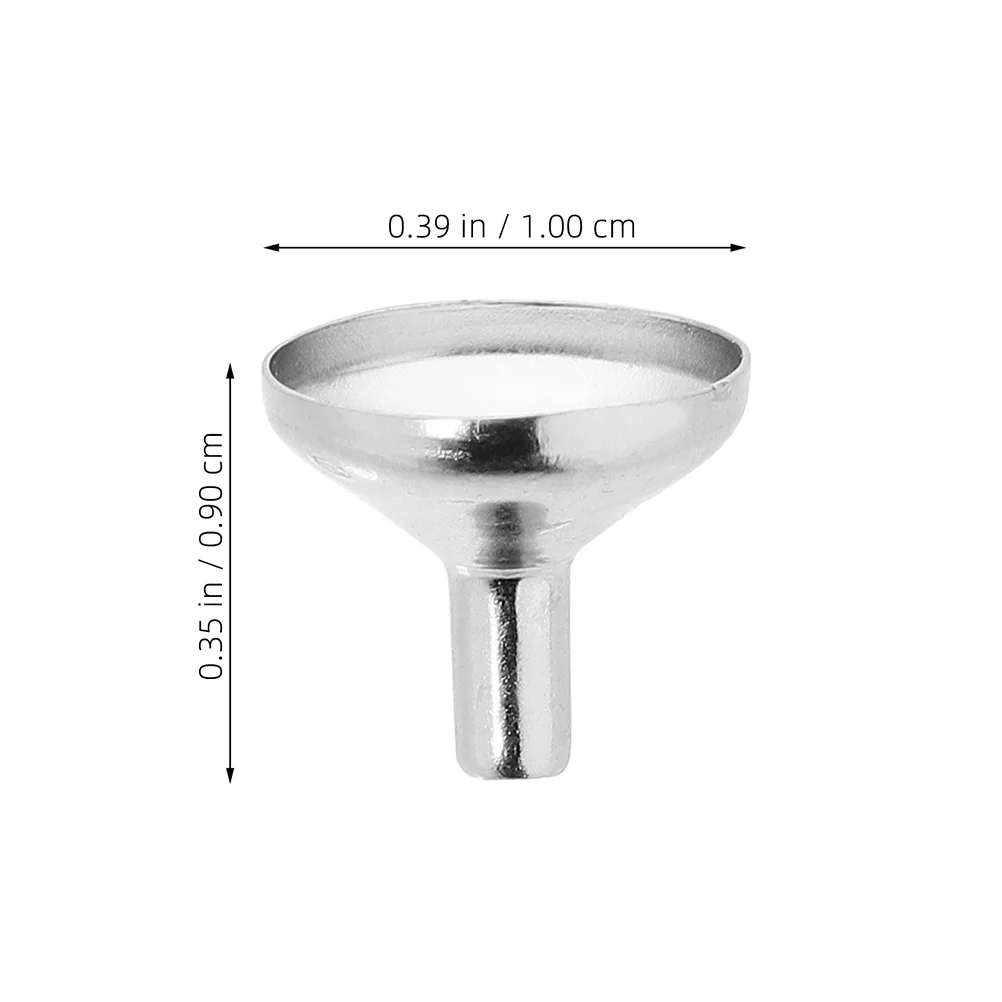

2Sets Mini Funnel Set for Urn Cremation Jewelry Stainless Steel Plastic Durable Urn Funnel Filler Kit Small Pendant Use