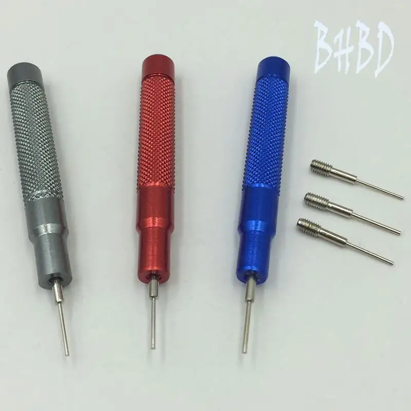 

BHBD-1 Set Pin Punch Set Of 3 - Watch Band Link Pin Remover With Spare Tips For Watch Repair