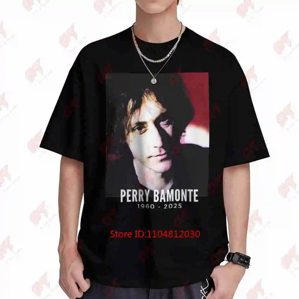 Perry Bamonte Rip 1960 2025 Short Sleeve Tee 100% Cotton T-Shirt