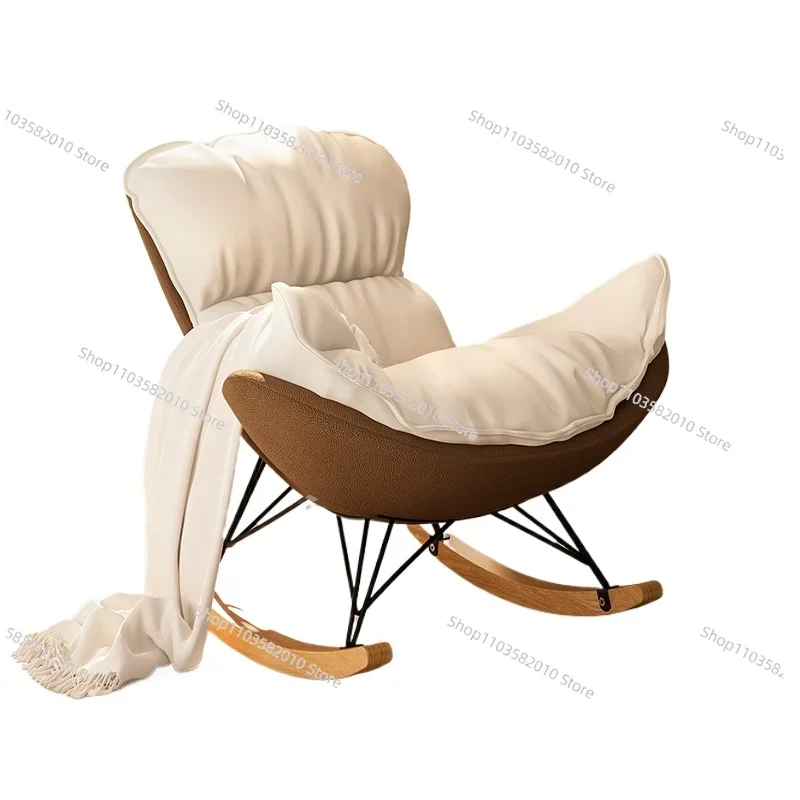 Lazy sofa rocking chair recliner adult sleeping living room balcony home leisure