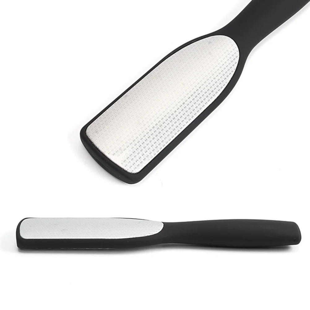 

Remover Stainless Steel Professional Foot File Black Double Sided Pedicure Dead Skin Remover Exfoliating Scrub