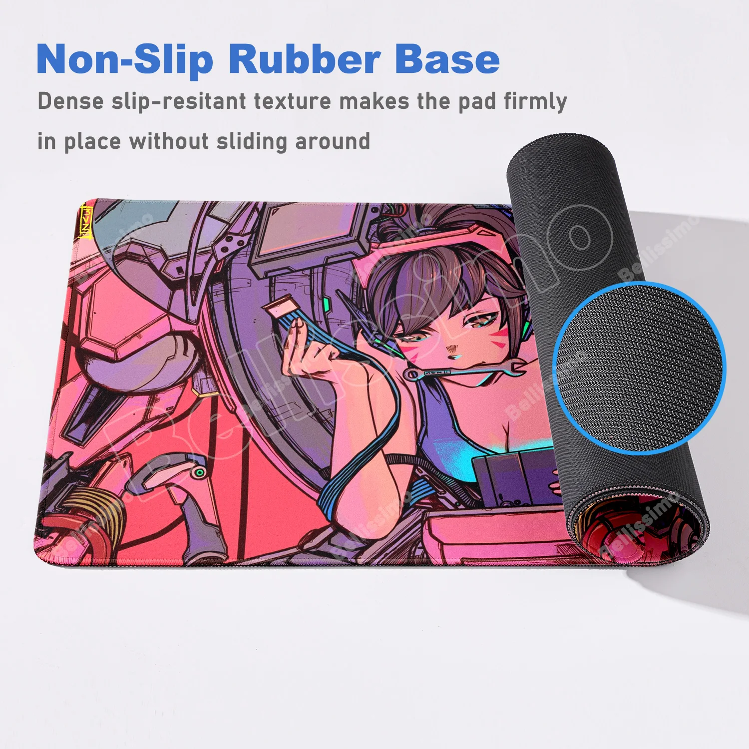 Large Overwatch PC Gamer Cabinet Mouse Pad Cute Pink Keyboard expansion pad Laptop Gaming Accessories Desk Mat Kawaii HD Carpet