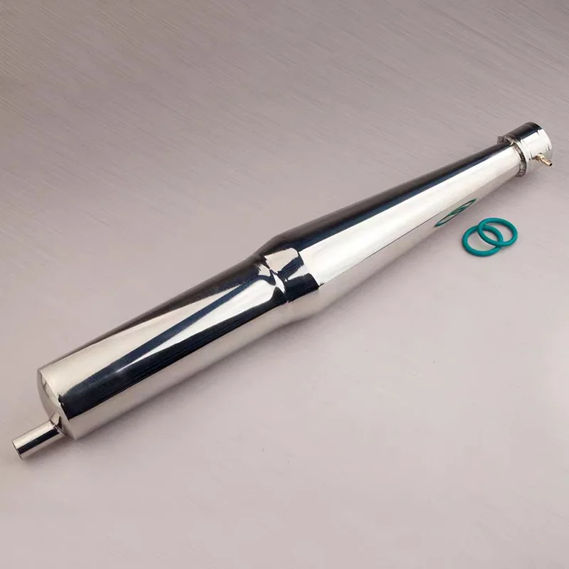 Gasoline Engine Universal Acceleration Batch With Muffler for 23-30cc Zenoah Stainless Steel Sxhaust Pipe Ship Model