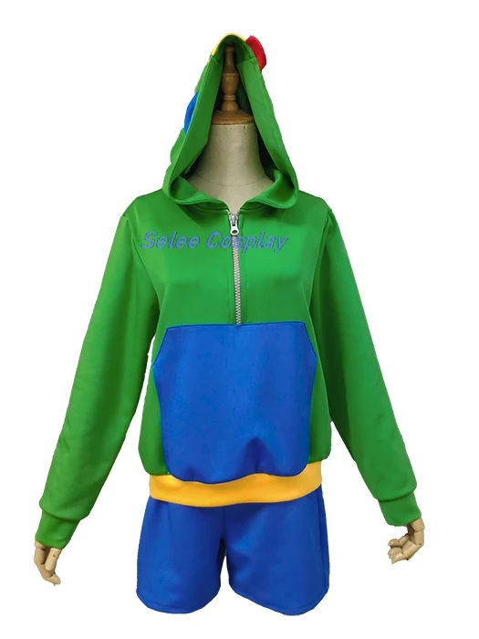 Leon Cosplay Legendarische Hoddies Brawl Outfit Uniform Starr Anime Unisex Top Shorts Halloween Party Rollenspel Doujin Kleding