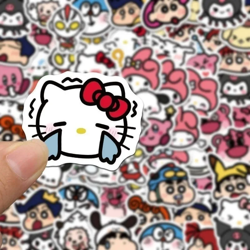 Наклейки Sanrio с героями мультфильмов, 100 шт.