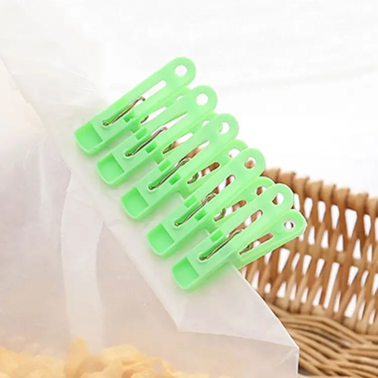 20/40Pcs Clothes Pegs Strong Windproof Laundry Clothespins Plastic Clothes Clip Hangers for Underwear Socks Drying Stand Holder