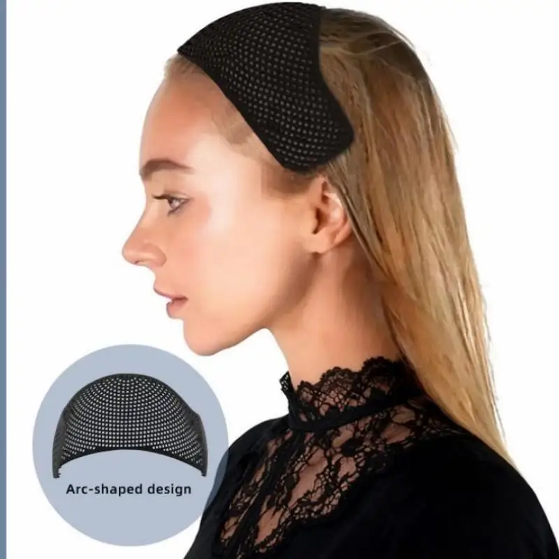 New Women Non Slip Headband, Elastic Sweat Band Prevents Slipping, Soft Breathable Hair Band for Running Yoga Fitness Sports