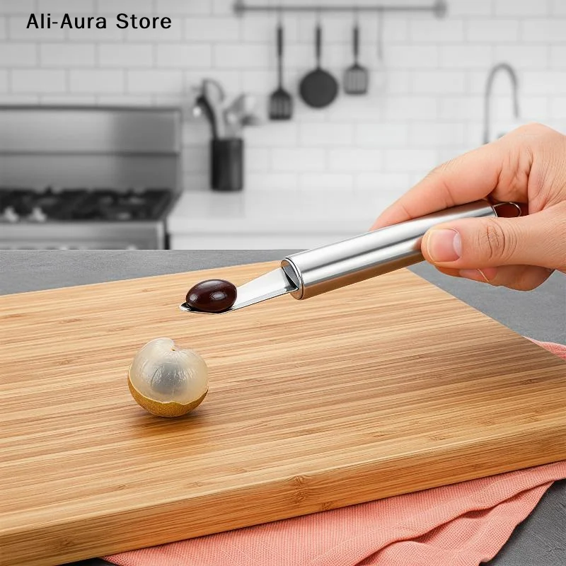 1Pcs Stainless Steel Shrimp Deveiner Tool With Sharp Tip Easy Grip Handle For Kitchen Seafood Processing Fruit Pitting