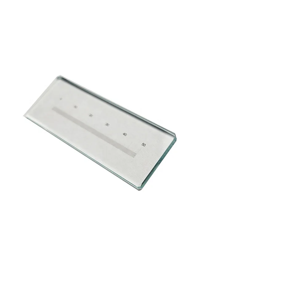 High Precision Customized Glass Measuring Ruler For Optical Lab Equipment