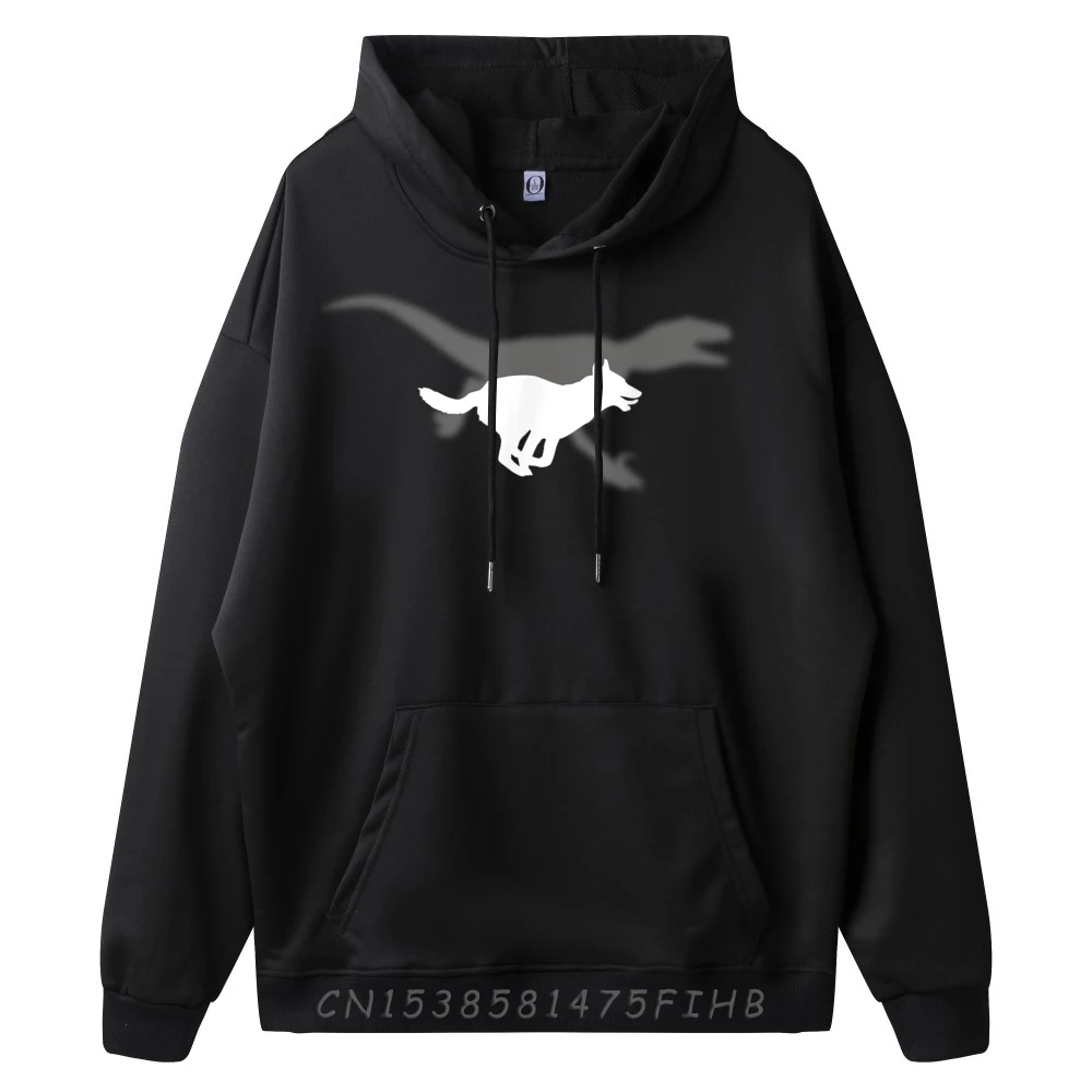 Belgian Malinois Velociraptor Maliraptor Running Vintage Christmas Round Neck Youth Hoodies Coat Graphic Long Sleeve Hoodies