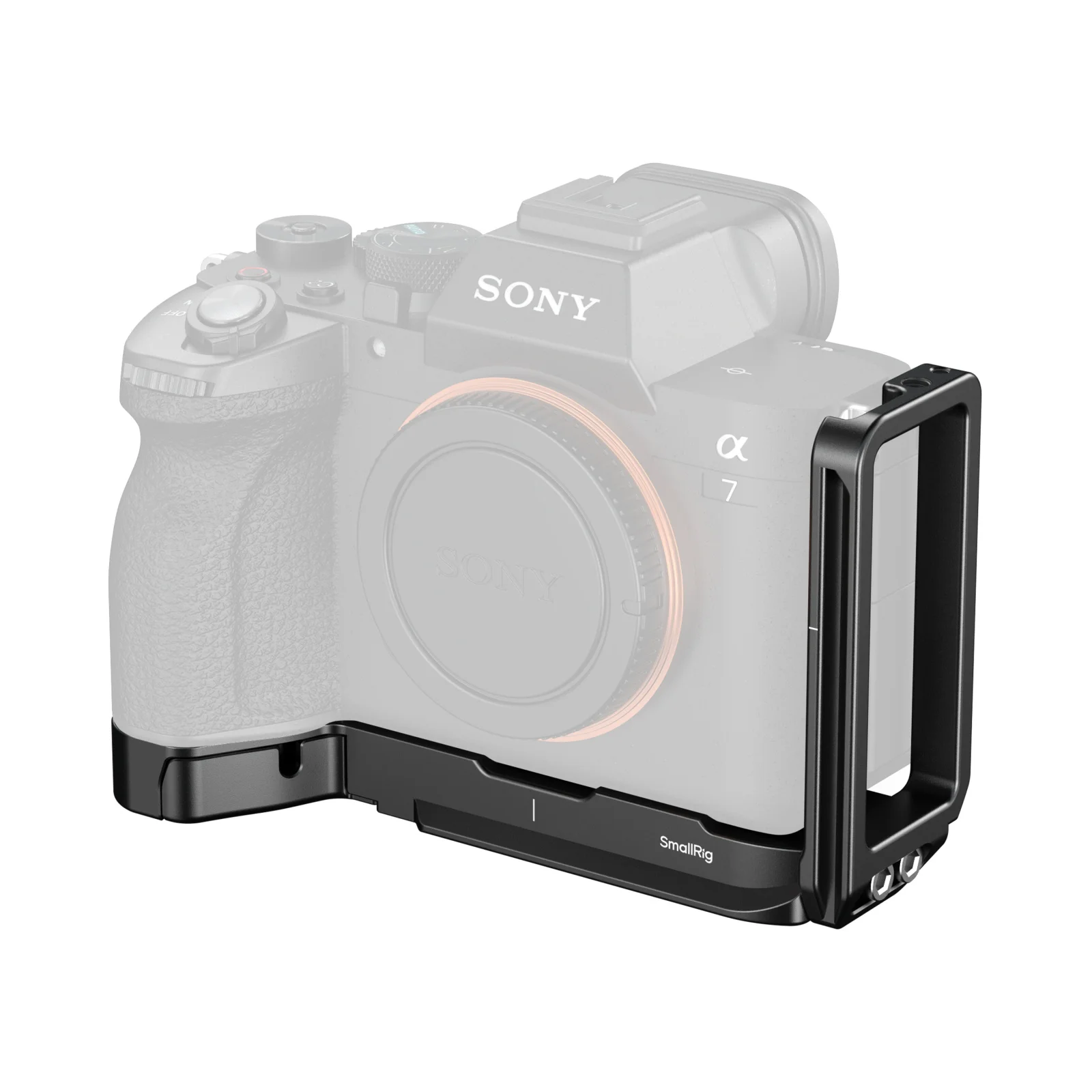 

Пластина-крепление SmallRig 6034 A7 V L-образной формы с отсеком для AirTag для Sony Alpha 7 V / 7R V / 7 IV с быстросъемной пластиной Arca-Swiss