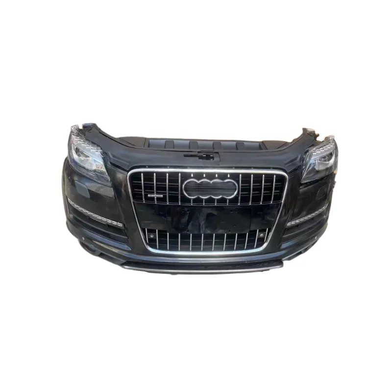 Original Q7 Car Bumpers For Audi Q7 Front Bumper Grille R Lamp Hood Grille Body Kits 2012-2016