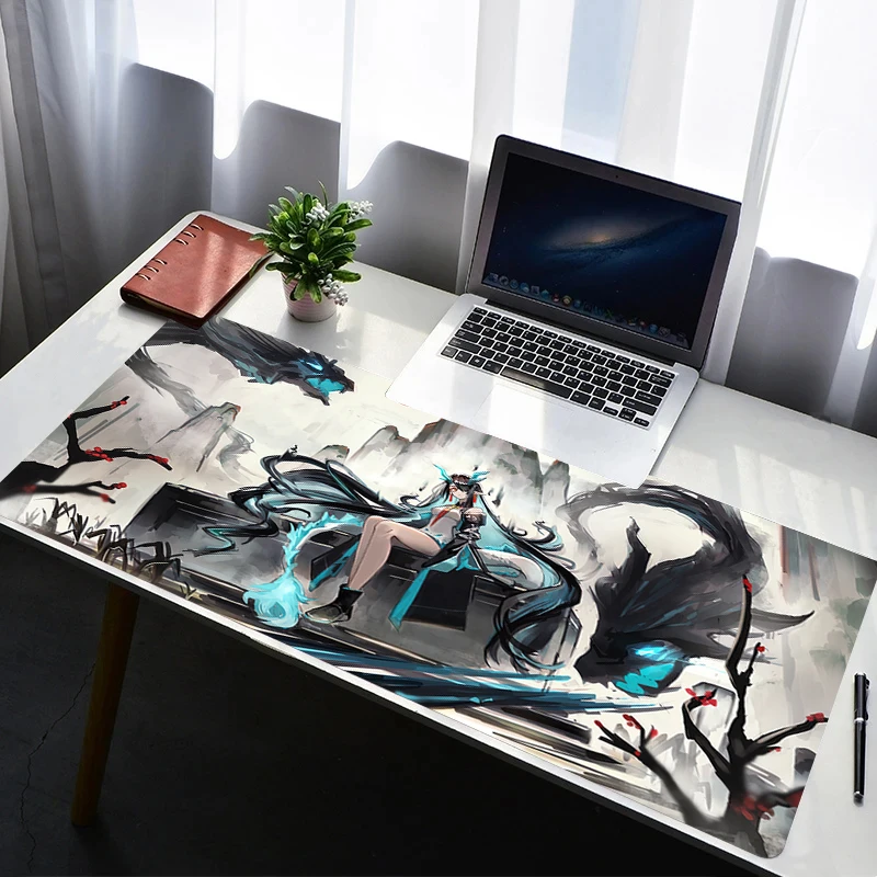 Gaming Arknights Dusk Mouse Pad Tappetino da scrivania Gamer Professional Premium Mousepad Accessori per il controllo della velocità Tappetino per tastiera durevole