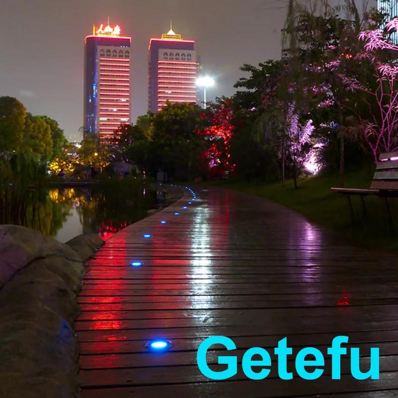 Fernbedienbare RGB LED-Gartenbeleuchtung, Wasserdichte 9W/18W IP67 Outdoor Bodeneinbauleuchte für Gartenwege – Detail 12