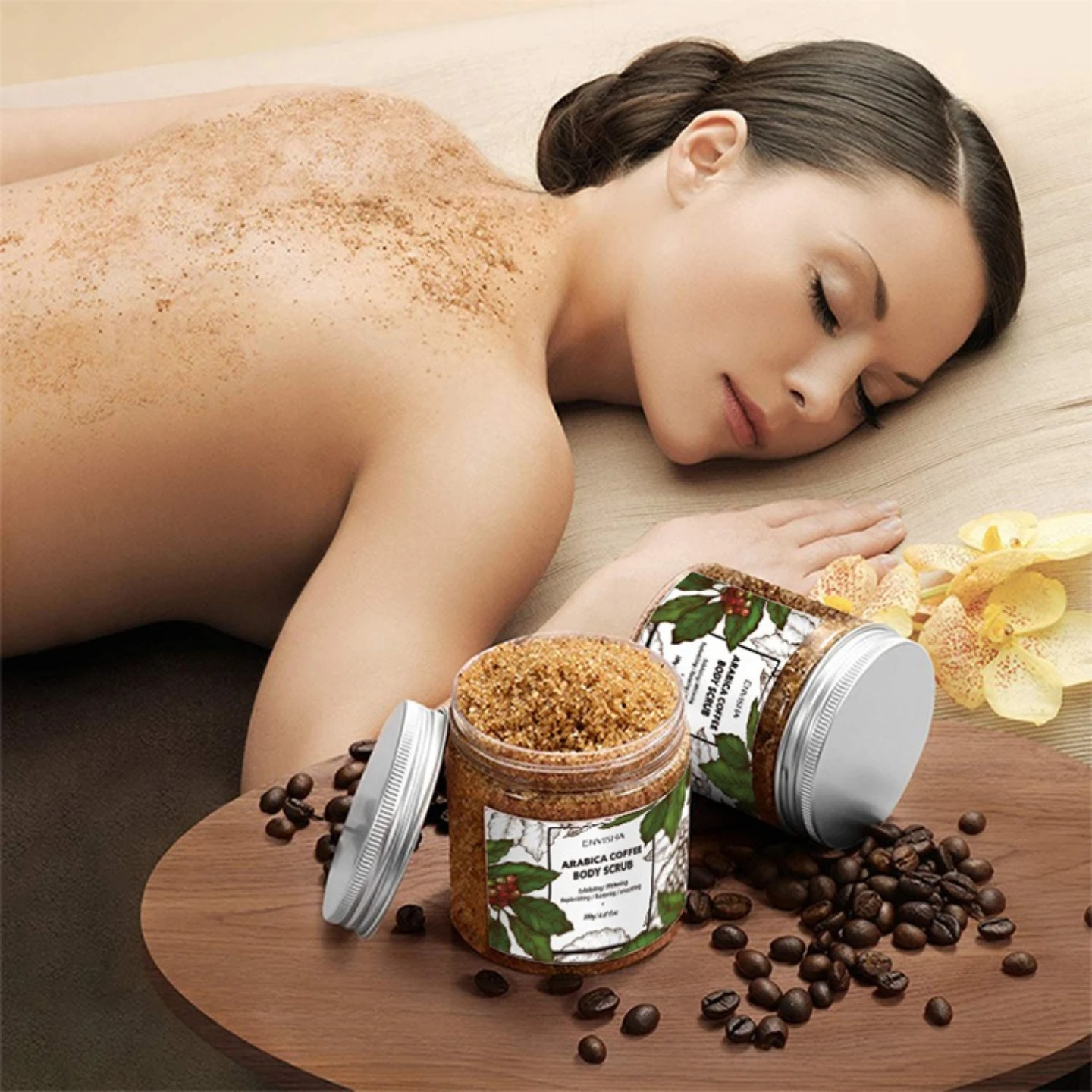 

Coffee Scrub, Moisturizing Deep Cleansing Exfoliating Improves Chicken Skin Brightening Skin Tone Body Scrub Skincare