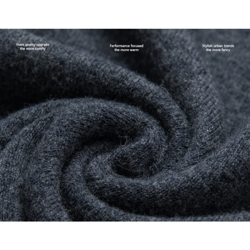 Heavy Weight 450g Men's Wool Sweater New Arrival Autumn Winter Warmer Men Tops High Quality Men Round Neck Clothing C0214