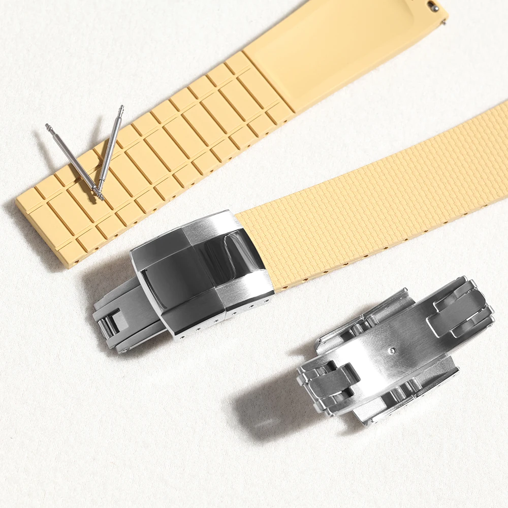 Perfect Fit For CTS Watch Strap 16mm 18mm 20mm Deployant Watch Clasps 316L Stainless Steel Easy to install Folding Buckles