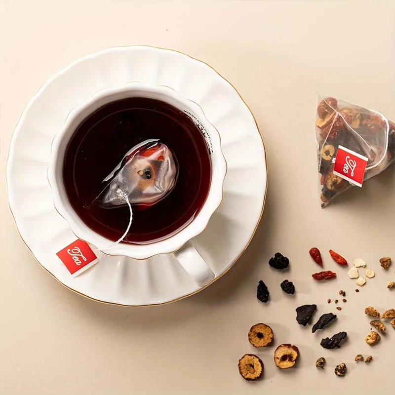 30 torebek Herbaty Żeń-szeniowej Sześć Skarbów - Tradycyjna Chińska Medycyna Ziołowa, Naturalne Składniki, Wspierająca Zdrowie Nerwic