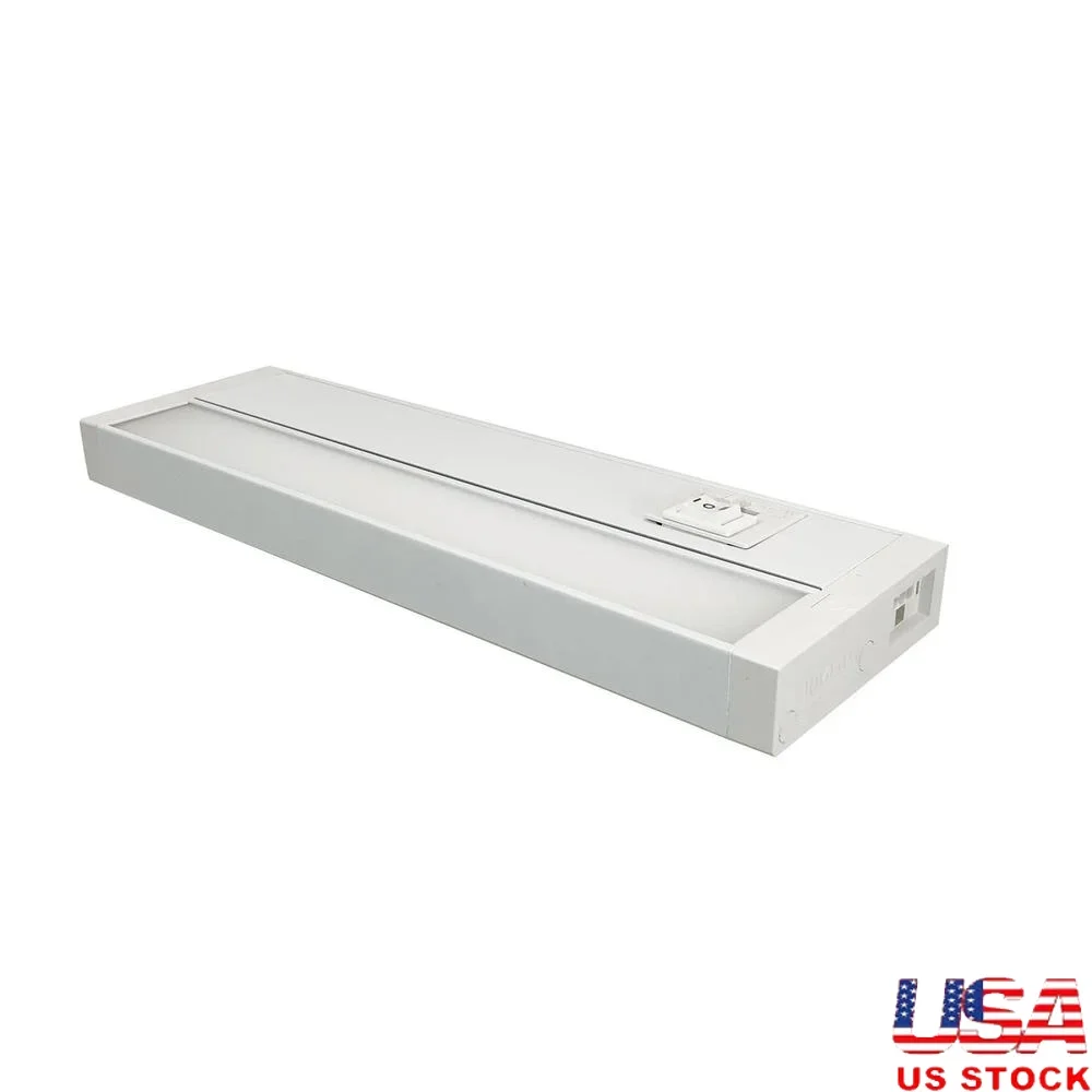 LED Undercabinet Light Selectable CCT 120V Edge-Lit  Linkable White 32