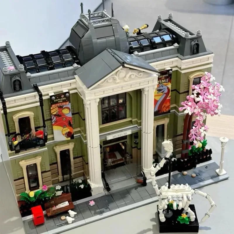 4014 قطعة متوافقة 10326 متحف التاريخ الطبيعي وحدات اللبنات عيد الميلاد العمارة الطوب لعب للأطفال هدايا #2