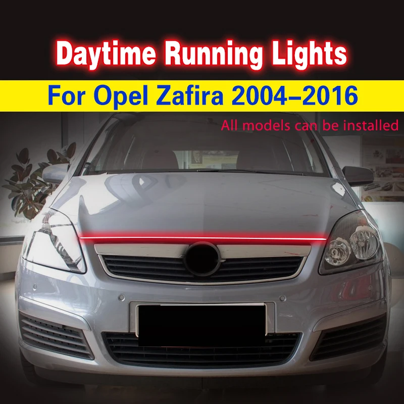 

1PCS Fog Lamps DRL Waterproof Flexible Daytime Running Light For Opel Zafira 2004-2016 Universal Auto Decorative Atmosphere Lamp