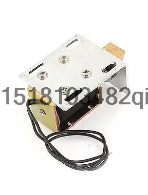 DC 12V 1A 2.5Kg Force 10mm Stroke Energy Saving Tractive Solenoid Electromagnet