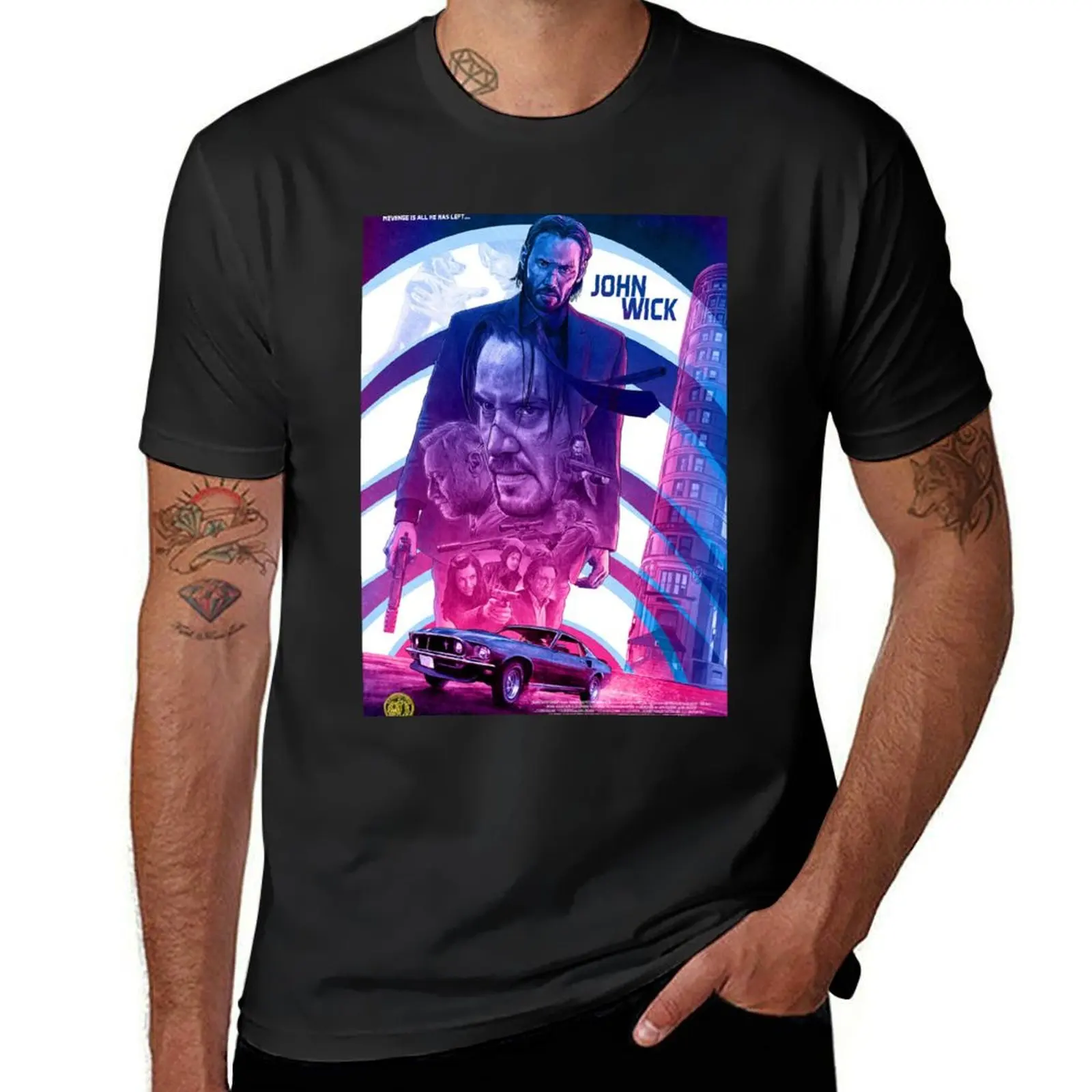 John Wick Movie T-Shirt customs design your own new edition korean fashion sublime designer t shirt men