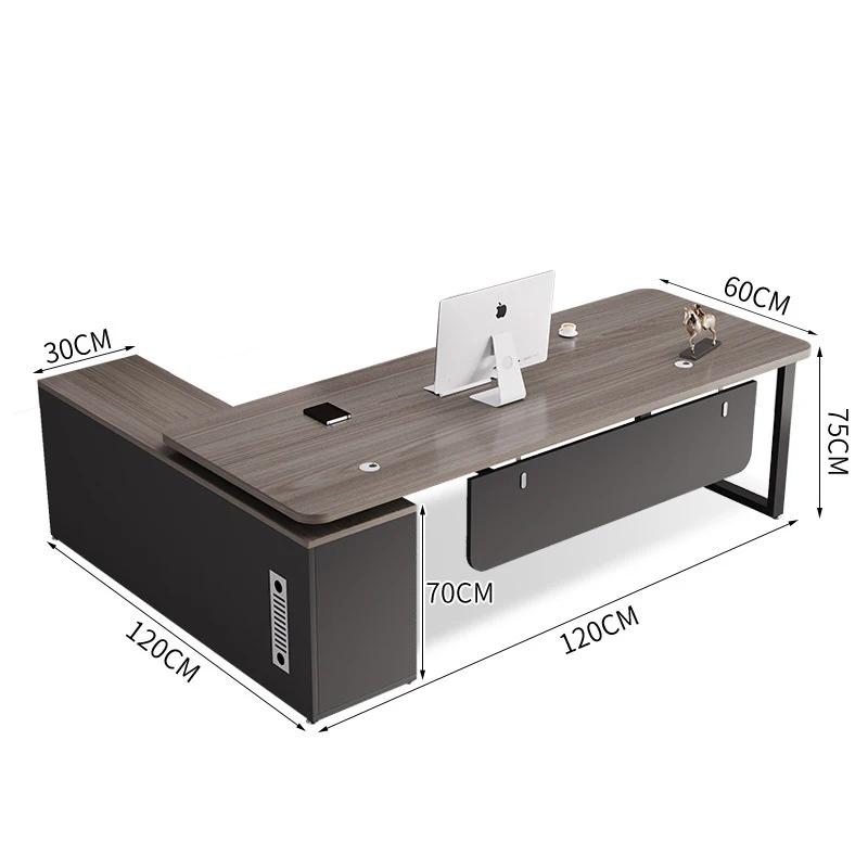 

# Hot Selling Modern Minimalist Large Executive Desk Eco-Friendly Wooden Office Desk Smart Heat Dissipation Accessories Durable