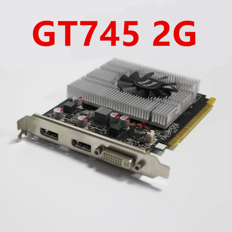 لـ DELL NVIDIA GeForce GTX745 GTX 745 4G GDDR3 TC2P0 4096MB 128-bit 28nm PCIe 3.0x16 1502mhz GTX745 2G بطاقة الرسومات