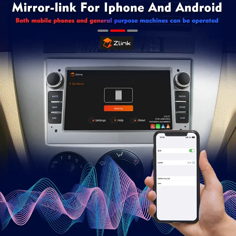 Carplay autoradio Android per Opel Astra H J 2004 Vectra Vauxhall Antara Zafira Corsa C D Vivaro Meriva Veda Multimedia Player