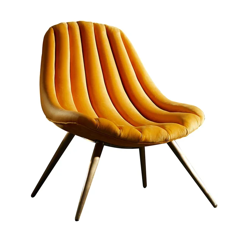 

Скандинавский современный минималистичный дизайнерский спинка, одиночный диван-стул, спальня, балкон, креативный ленивый диван, мебель для гостиной