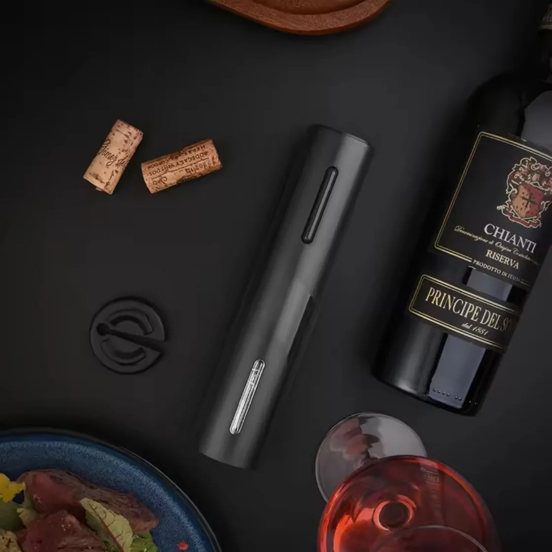 Electric Wine Bottle Opener Automatic Red Wine Corkscrew Wine Opener Wine Tools Kitchen Products Performance Plastic