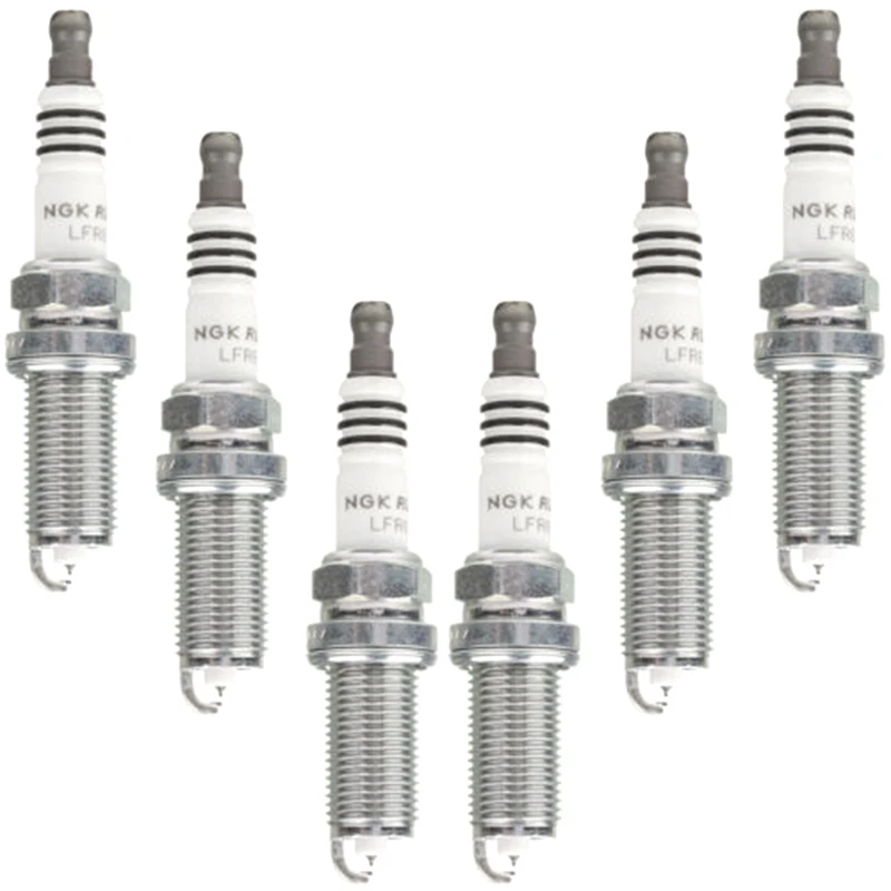 

6PCS Spark Plug For Land Rover LR2 3.2L Subaru Volvo C70 S40 S60 S80 V40 V50 V60 V70 XC60 XC70 LR005483 LR001394 ILFR6B Parts