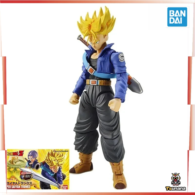 

DRAGON BALL Bandai Figure-rise Super Saiyan TRUNKS Anime Figure Toy Gift Original Product Assembly Model