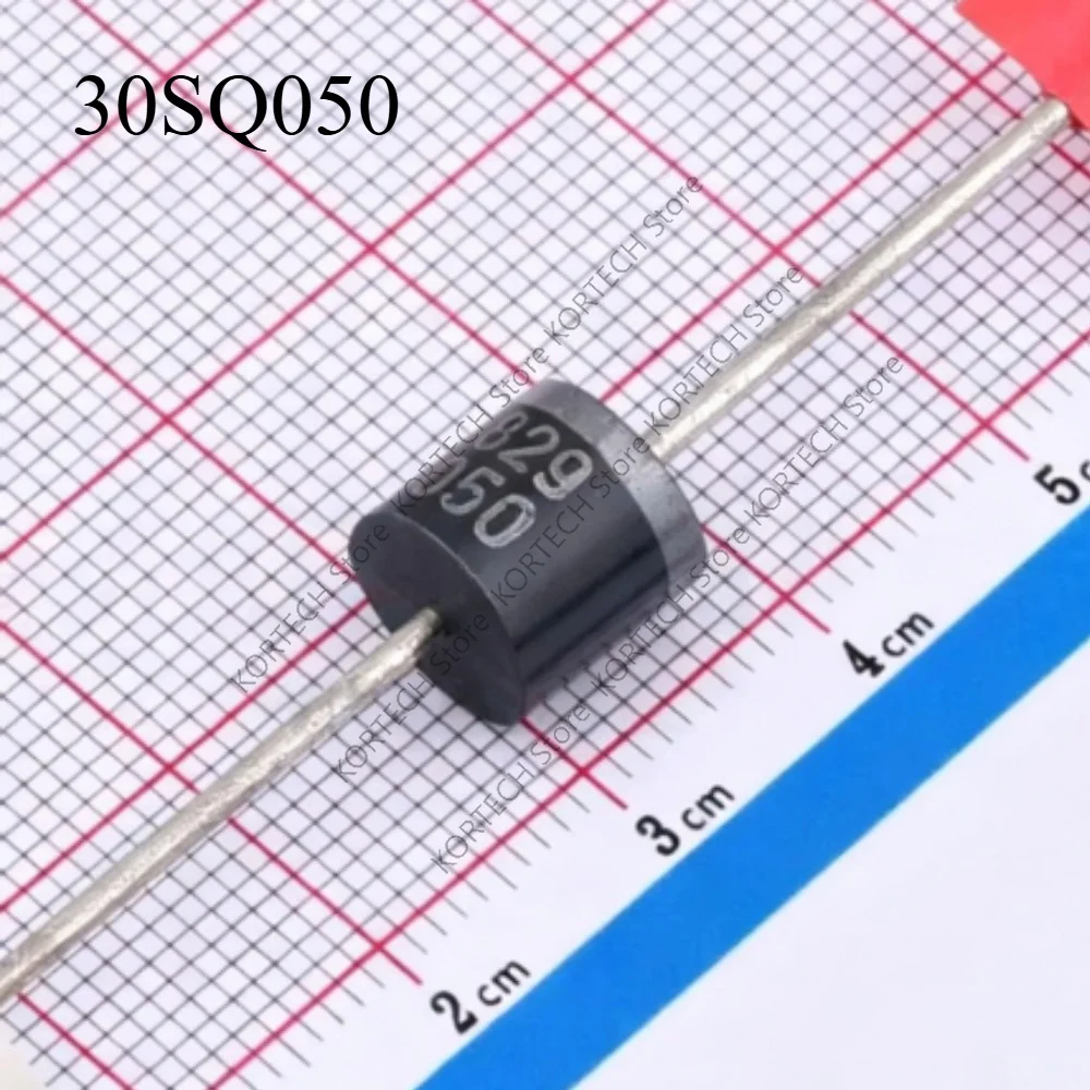 10-100PCS 30SQ050 Schottky Diode 30A 50V Axial for Solar Panel Parallel Reflow Protection