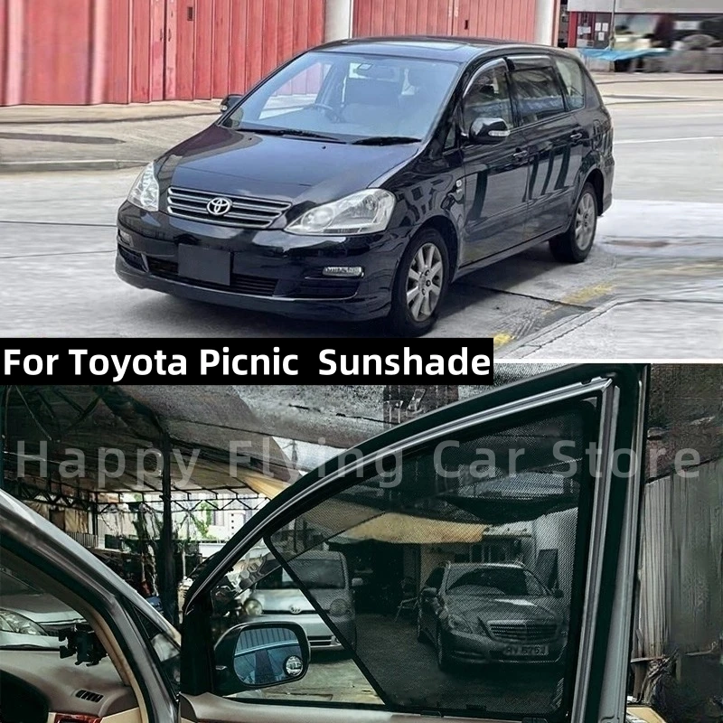 

Подходит для солнцезащитных шторок на окна автомобиля Toyota Picnic или Ipsum, солнцезащитных экранов для передних и боковых дверей, сетчатых шторок.