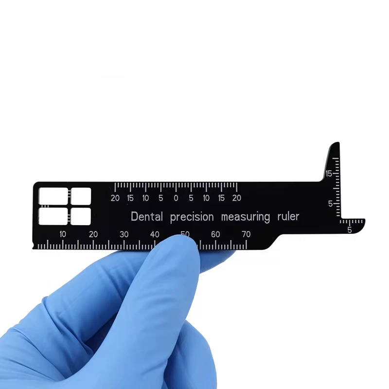 

10Pcs Dental Precision Measuring Ruler Photography Gauge Dentistry Instrument luminum Medical Tool Span Measure Scale Endodontic