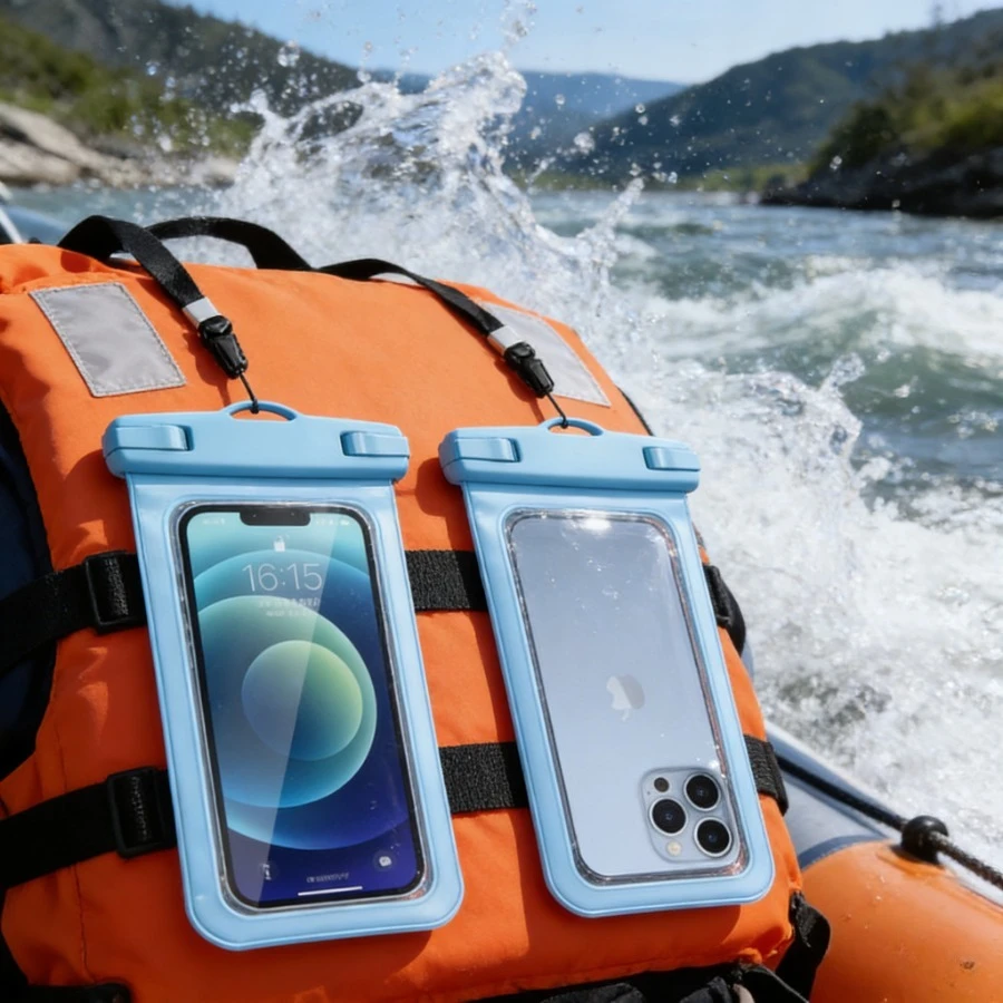 2PCS Waterproof Phone Pouch Sealed Dry Bag - Sandproof Protection for Beach Swimming Water Sports - Reliable & Portable - Image 2