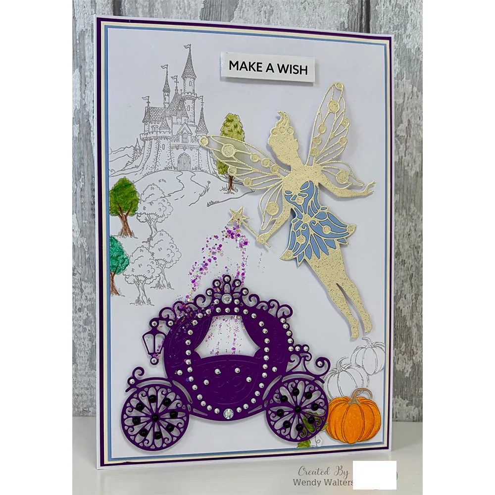 July 2026 New Princess Carriage Die Metal Cutting Dies for DIY Photo Album Scrapbooking Greeting Diary Decoration Handmade Cards 3