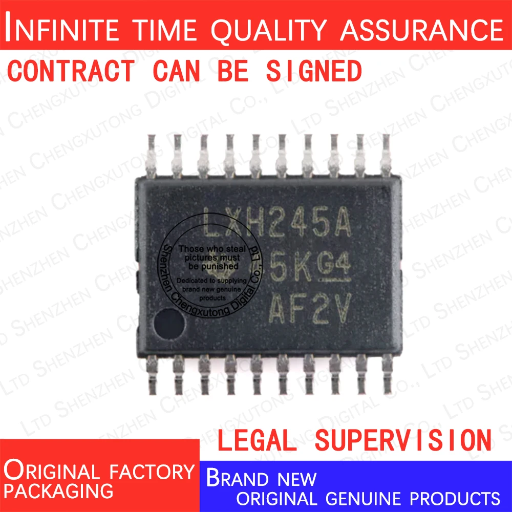 

5pcs/lot SN74LVTH245APWR LXH245A SOP 100% genuine stock in brand new original packaging