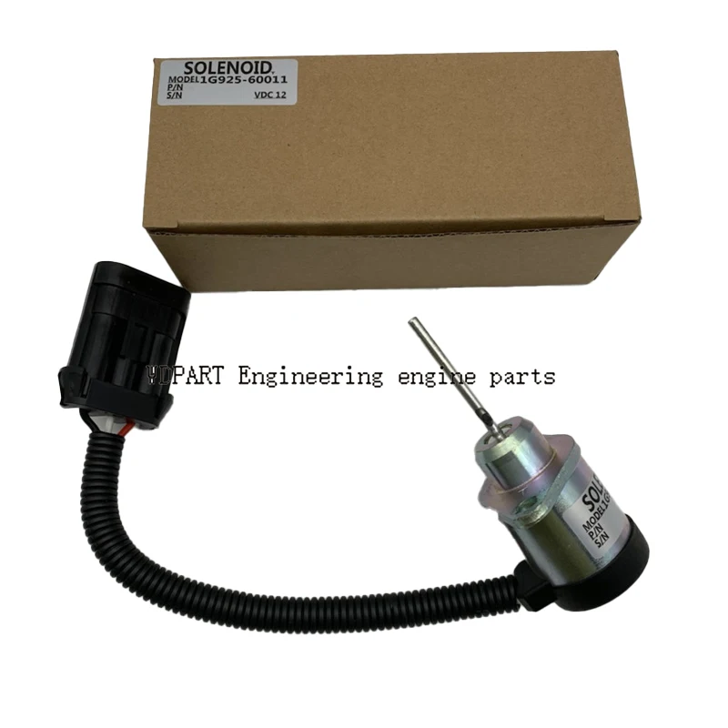 

1503ES-12A5UC4S 1G925-60011 6691498 12V Stop solenoid For Bobcat S185 Skid Steer 31143301-406 Kubota Engine